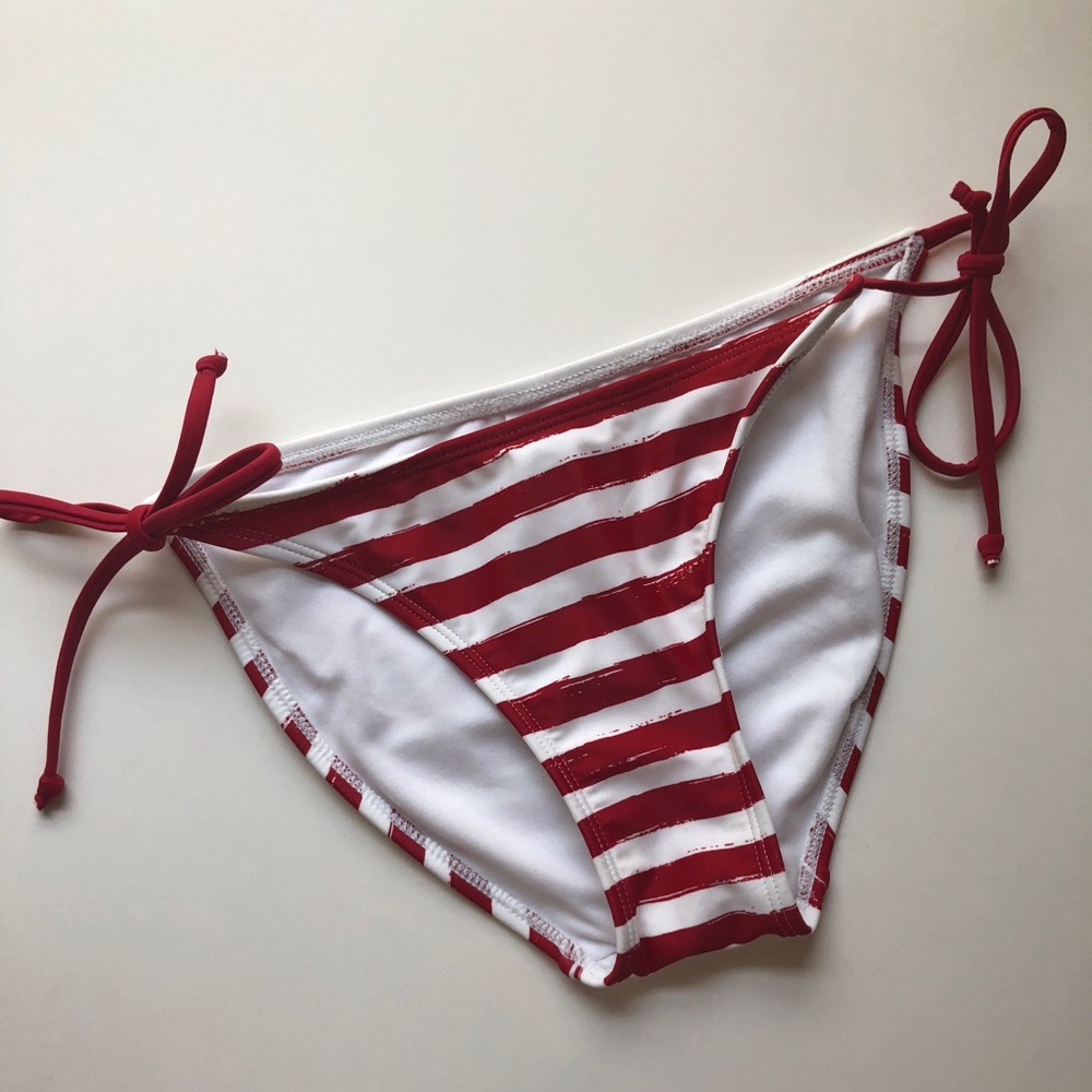 Xhiliration Target Red Striped Bottoms
